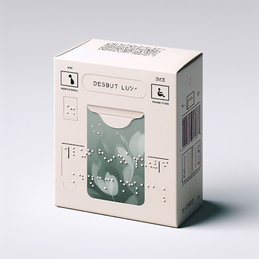 Braille packaging example