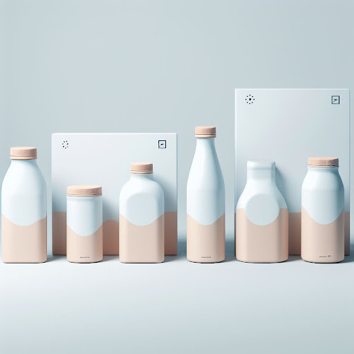 Minimal flat packaging colors