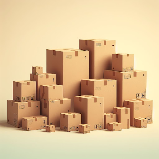 Stacked boxes