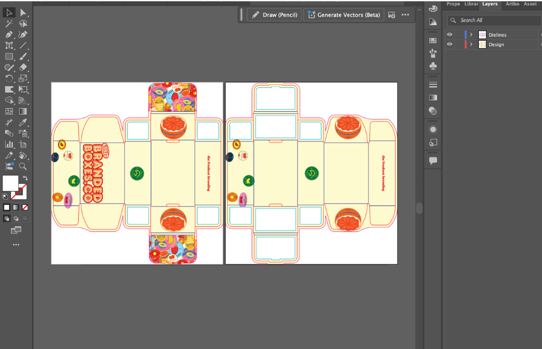 Template in Illustrator